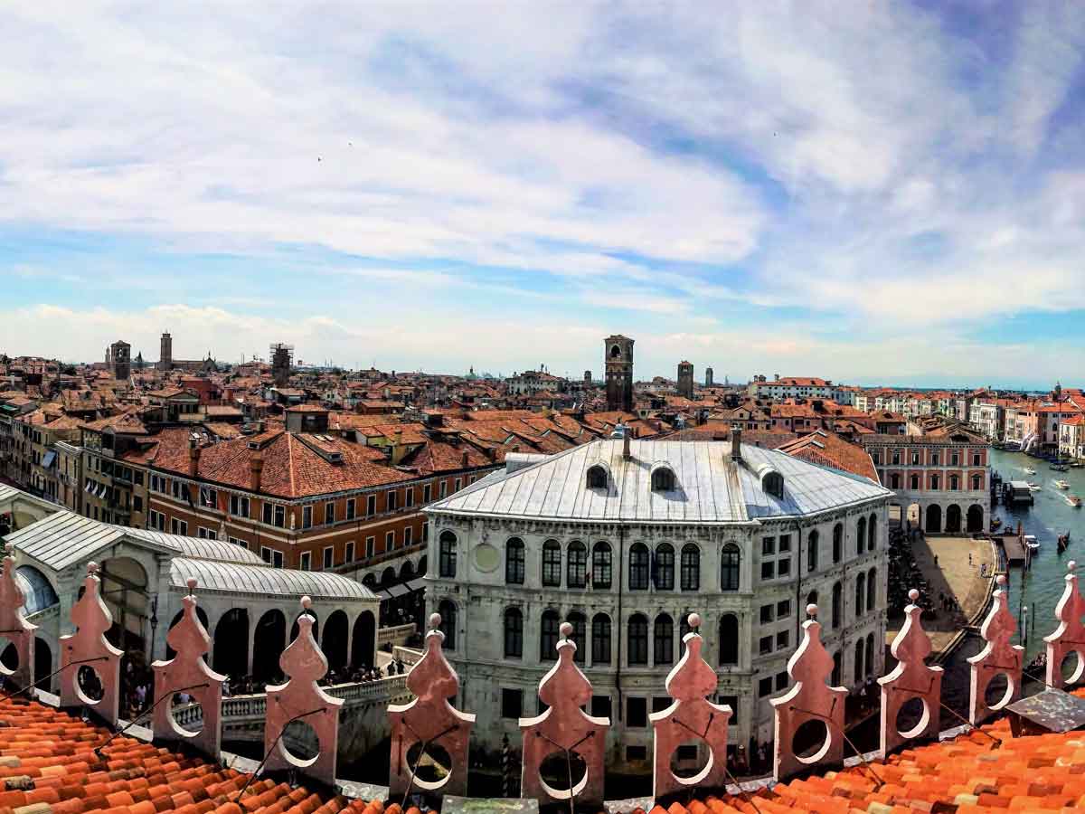 Rooftop View of Central Venice