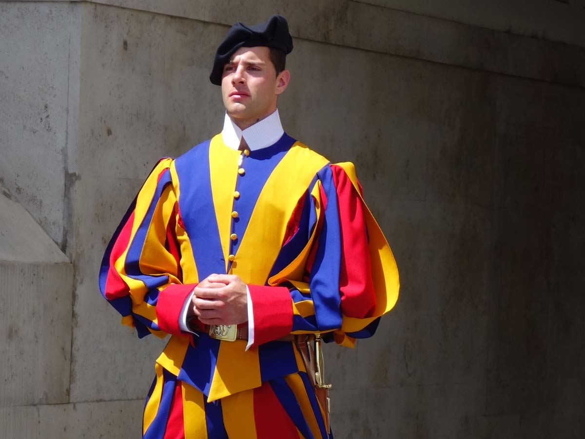 Swiss Guard on Duty