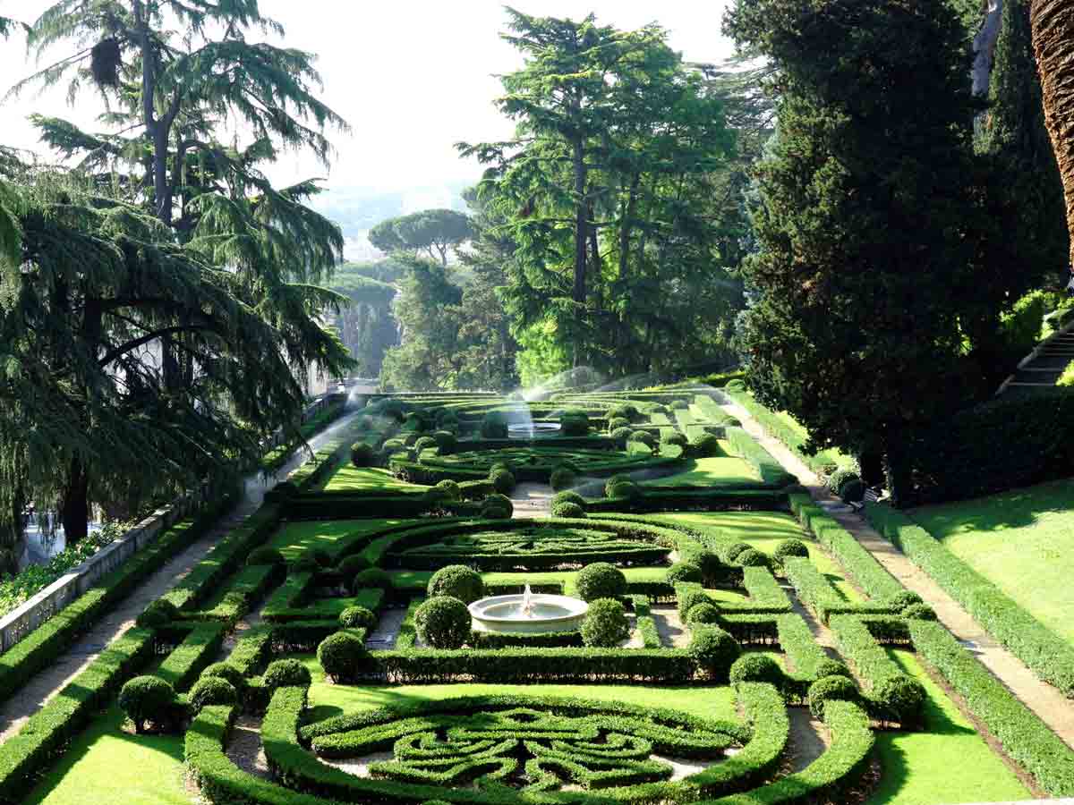 View of the Vatican Gardens