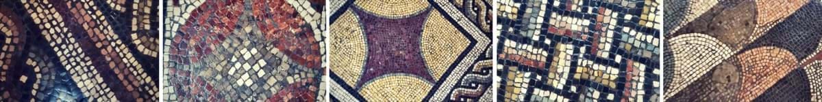 Floor mosaics from Italy