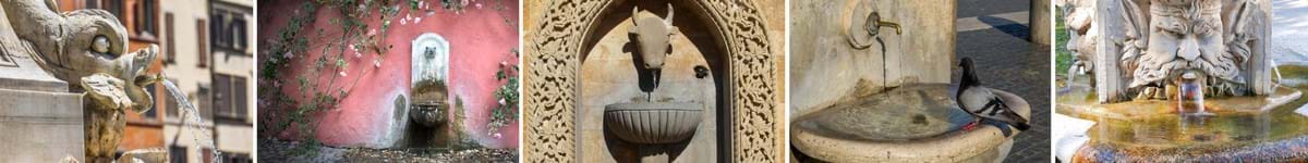 Drinking Fountains in Rome