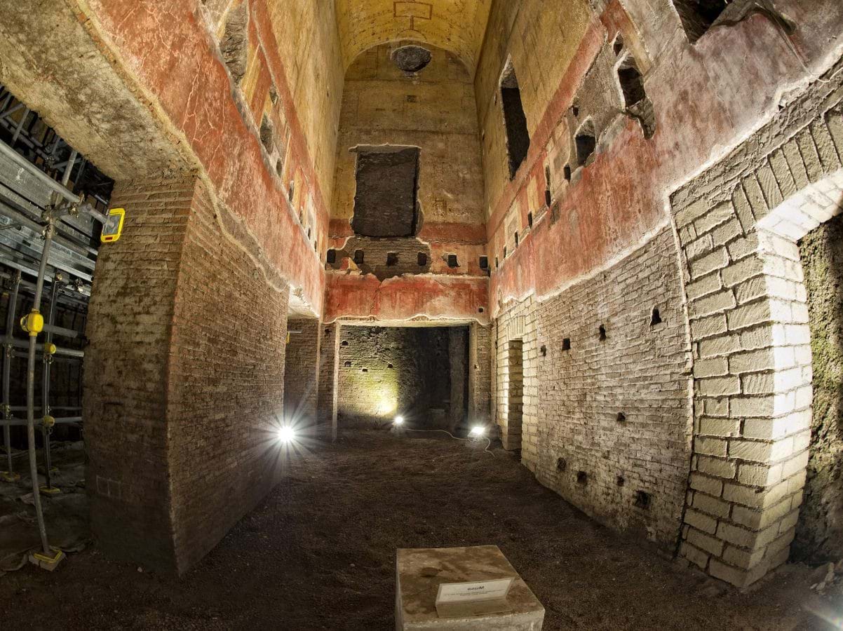 Restorations on the Domus Aurea