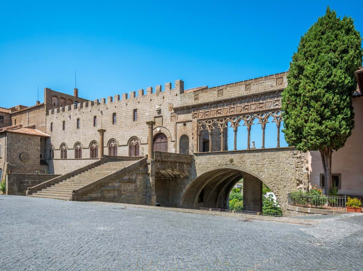 Palazzo dei Papi in Viterbo Lazio central Italy